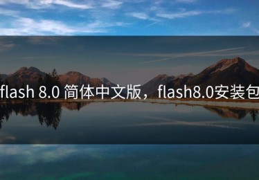 flash 8.0 简体中文版，flash8.0安装包