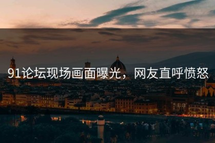 91论坛现场画面曝光，网友直呼愤怒