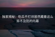 独家揭秘：吃瓜不打烊居然藏着这么猝不及防的内幕